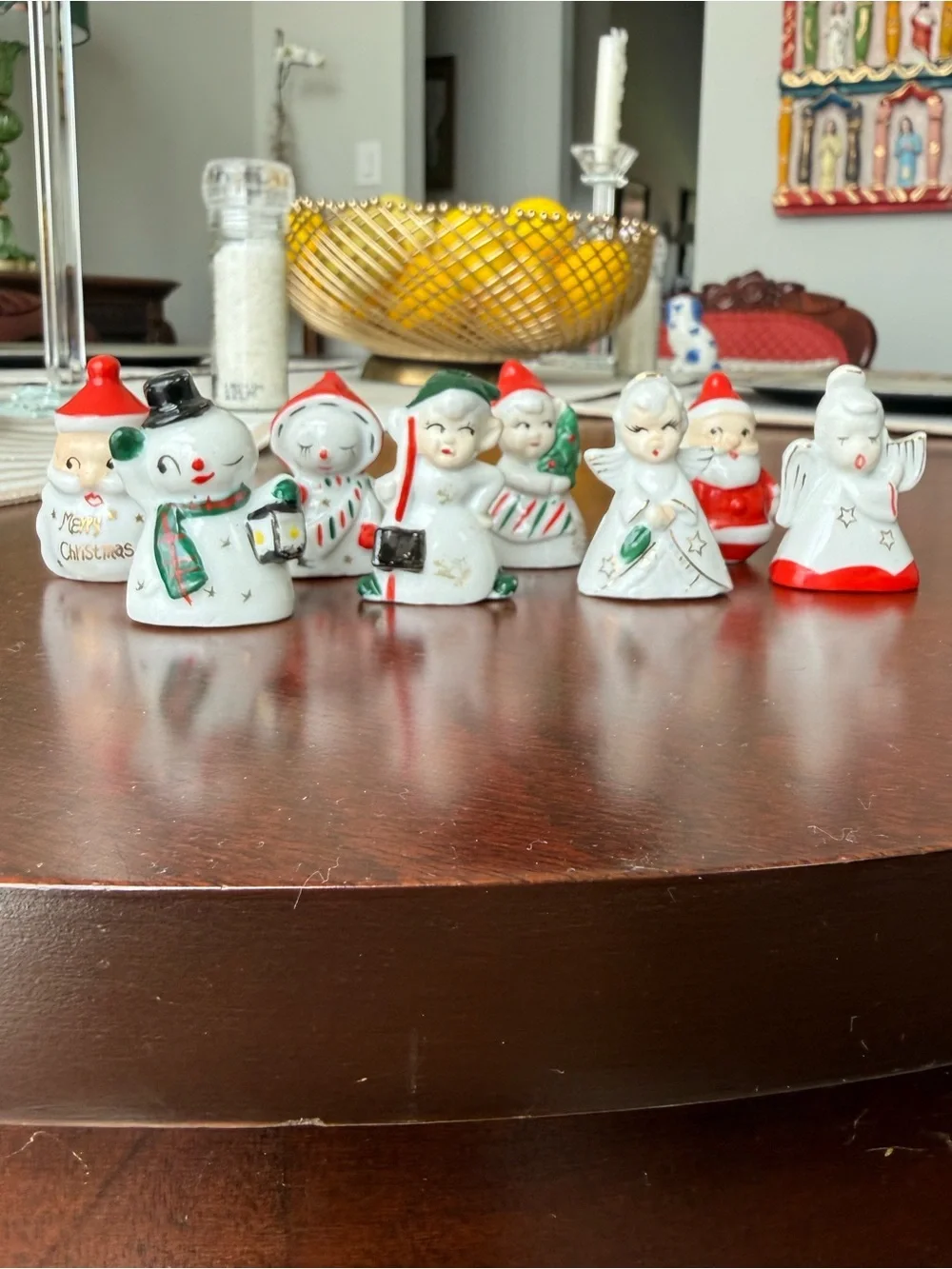Vintage Christmas Placecard Holders - Set of 8 - Made in Japan